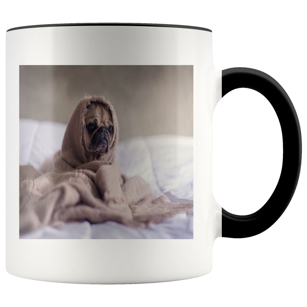 Cool Pug Mug Drinkware teelaunch Black 