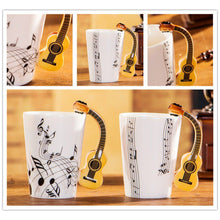 Load image into Gallery viewer, Guitar Music Lovers Ceramic Cup Mugs my coffee shop.com 