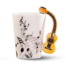 Load image into Gallery viewer, Guitar Music Lovers Ceramic Cup Mugs my coffee shop.com 