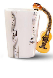 Guitar Music Lovers Ceramic Cup Mugs my coffee shop.com B 201-300ml 