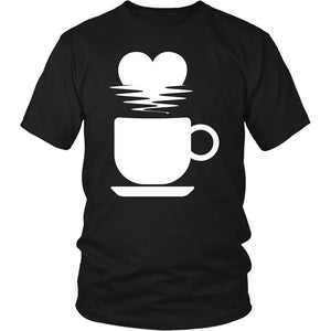 My Love For Coffee T-shirt teelaunch District Unisex Shirt Black S