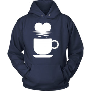 My Love For Coffee T-shirt teelaunch Unisex Hoodie Navy S