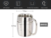 Load image into Gallery viewer, Stainless Steel Outdoor Mug my coffee shop.com 